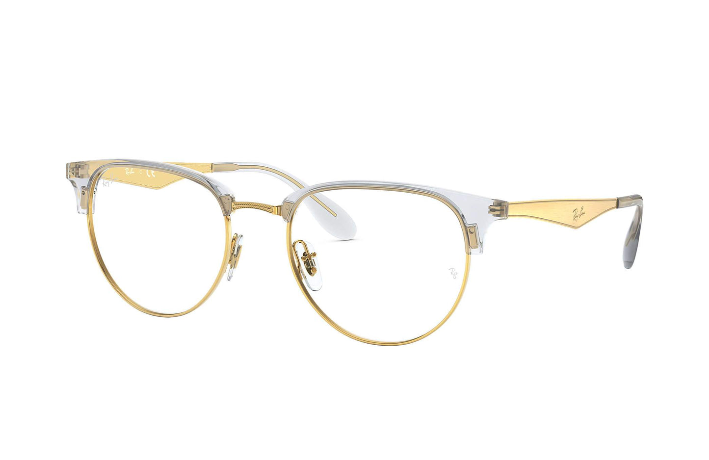 Ray-Ban Clubmaster (Brushed Gold) image 0